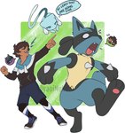 Rating: s
ID: 5658190
Date: 2025-06-21 13:49:19 -0400
Status: active
Score: 39
ambiguous_gender anthro axel_(poke789) black_body black_fur blue_body blue_fur body_swap canid canine chest_spike clothed clothing english_text eyes_closed felid feline fezmangaka fujoshiineko fur generation_1_pokemon generation_4_pokemon group headshot_portrait hi_res human legendary_pokemon levitation lucario male mammal mew_(pokemon) nintendo open_mouth pawpads pokemon pokemon_(species) portrait sharp_teeth shiny_pokemon signature spikes spikes_(anatomy) tan_body tan_fur teeth text thought_bubble tongue tongue_out toony trio whistle_(object) wide_eyed post #5658190