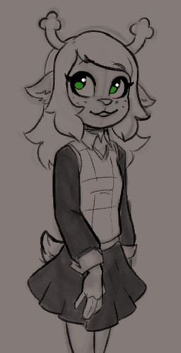 Rating: s
ID: 5661715
Date: 2025-06-23 00:40:15 -0400
Status: active
Score: 91
2025 2_horns adolescent anthro antlers biped bottomwear breasts buckteeth clothed clothed_anthro clothed_female clothing deer deltarune eyelashes female female_anthro freckled_face freckles fur green_eyes greyscale hair horn long_hair long_sleeves looking_aside mammal monochrome new_world_deer noelle_holiday portrait reindeer scut_tail shirt short_tail sketch skirt small_breasts smile solo soulcentinel spot_color standing sweater sweater_vest tail teeth three-quarter_portrait topwear undertale_(series) vest young young_anthro young_female post #5661715