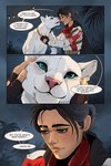 Rating: s
ID: 5634860
Date: 2025-06-11 09:08:13 -0400
Status: active
Score: 4
black_hair blue_eyes cheek_tuft clothed clothing duo english_text facial_tuft felid female feral fur glistening glistening_eyes hair hi_res human licking licking_another mammal neck_tuft night outside purple_eyes santanahoffman speech_bubble tan_body tan_skin text tongue tuft whiskers white_body white_fur post #5634860