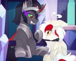 Rating: s
ID: 5653788
Date: 2025-06-19 15:58:42 -0400
Status: active
Score: 12
collar crystal crystal_empire detailed_background duo equid equine fan_character female feral friendship_is_magic hair hasbro hi_res horn horse king_sombra_(mlp) looking_at_another male male/female mammal my_little_pony mythological_creature mythological_equine mythology parabellumpony pegasus pony sitting slave tail unicorn window wings post #5653788