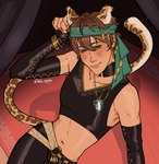 Rating: s
ID: 5586485
Date: 2025-05-20 16:48:38 -0400
Status: active
Score: 1
animal_humanoid blush brown_hair clothing crop_top eiden_(nu:_carnival) eyelashes felid felid_humanoid hair hi_res humanoid jaguar_humanoid jaguar_spots lips male mammal mammal_humanoid midriff navel nu:_carnival pantherine pantherine_humanoid shirt smile solo tail topwear velo_agogo post #5586485