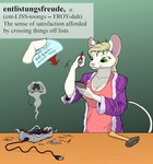 Rating: s
ID: 2800966
Date: 2021-06-25 03:48:15 -0400
Status: active
Score: 13
2021 ambiguous_gender anthro appliance bathrobe blonde_hair breasts broken_device claws cleavage clothed clothing cord counter cybercorn_entropic cynthia_boggs definition duo english_description english_text female fur german_text green_eyes grey_text_box hair hammer hard_translated holding_list holding_object holding_paper information information_box kitchen_appliance kitchen_counter list machine mammal mouse mouth_closed murid murine paper physical_list purple_bathrobe purple_clothing purple_robe robe rodent satisfied schottenfreude scrap snout spirit strikethrough text text_box throckmorton toaster tools translated whiskers white_body white_fur post #2800966