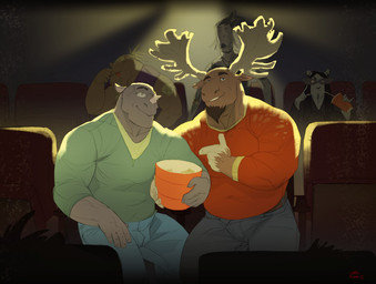 Rating: s
ID: 1096671
Date: 2017-01-03 14:58:41 -0500
Status: active
Score: 12
2015 anthro antlers beanie beard biped black_clothing black_hair black_nose black_topwear blue_bottomwear blue_clothing blue_eyes bottomwear brown_body brown_fur brown_horn clothed clothing container cup daskun deer detailed_background digital_media_(artwork) duo_focus eddie_(evane) eyebrows eyewear facial_hair felid food fur gesture glasses green_clothing green_eyes green_topwear grey_body grey_bottomwear grey_clothing grey_horn grey_skin group hair hand_gesture hat headgear headwear holding_container holding_cup holding_object horn human inside liam_(taggcrossroad) light_body light_skin long_hair male mammal moose movie_theater muscular muscular_male new_world_deer orange_clothing orange_topwear pants pointing popcorn rhinoceros shirt sitting standing story story_in_description tank_top tattoo topwear white_body white_fur post #1096671