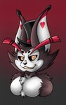 Rating: s
ID: 4970764
Date: 2024-08-07 20:06:00 -0400
Status: active
Score: 6
5:8 absurd_res anthro arm_tuft black_body black_clothing black_eyebrows black_fur black_hat black_headgear black_headwear black_sclera bust_portrait chest_fur clothing demon domestic_cat eyebrows felid feline felis fur hat hazbin_hotel headgear headwear heart_symbol hellaverse hi_res husk_(hazbin_hotel) looking_at_viewer male mammal multicolored_body multicolored_eyebrows multicolored_fur multicolored_inner_ear muscular muscular_anthro muscular_male pecs portrait red_eyebrows red_inner_ear rjquaty shoulder_tuft simple_background sinner_demon smile solo teeth teeth_showing tuft white_body white_fur white_inner_ear yellow_teeth post #4970764