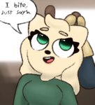 Rating: s
ID: 5354216
Date: 2025-02-05 21:15:20 -0500
Status: active
Score: 1
anthro antler_grab antlers breasts clothing curly_hair deer dialogue duo eyelashes female gloves green_clothing green_eyes green_shirt green_topwear guak hair handwear head_tilt horn jessie_miller_(guak) lips male mammal shirt speech_bubble ted_(guak) teeth tongue topwear window post #5354216