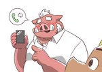 Rating: s
ID: 5546896
Date: 2025-05-03 19:12:24 -0400
Status: active
Score: 1
2025 anthro blush cellphone duo electronics eyes_closed hi_res hon55728 kemono male mammal overweight overweight_male phone simple_background smartphone suid suine sus_(pig) white_background wild_boar post #5546896
