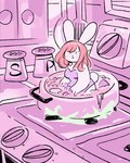 Rating: s
ID: 5650396
Date: 2025-06-18 04:41:53 -0400
Status: pending
Score: 6
4:5 anthro clothing egg_timer female fire food hair hi_res in_food kitchen lagomorph leporid lingerie looking_at_viewer mammal micro partially_submerged pepper_shaker rabbit red_hair restricted_palette salt_shaker solo sonnytherat soup spatula stovetop teddy_(clothing) tools post #5650396