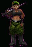 Rating: s
ID: 3253137
Date: 2022-04-01 02:32:22 -0400
Status: active
Score: 84
abs athletic belly beret big_breasts black_background bloons_tower_defense blue_eyes blush boots bottomwear breasts camo camo_bottomwear camo_clothing camo_pants camo_print clothed clothed_female clothing crop_top cropped_tank_top cropped_topwear dexie93 female footwear gun haplorhine hat headgear headwear hi_res mammal markings midriff mole_(marking) monkey muscular muscular_female navel ninja_kiwi pants pattern_bottomwear pattern_clothing pattern_pants pose primate ranged_weapon rifle shirt shoes simple_background sleeveless_clothing sleeveless_shirt sniper sniper_monkey_(bloons) sniper_rifle solo standing tank_top tomboy topwear weapon wide_hips post #3253137