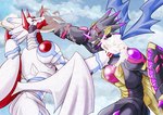 Rating: s
ID: 5451518
Date: 2025-03-23 14:22:06 -0400
Status: active
Score: 9
anthro bandai_namco black_body black_sclera canoweissmon chocolate_pie cream_pie_(food) digimon digimon_(species) digimon_ghost_game dragon duo evolutionary_family glowing glowing_eyes hi_res horn male mythological_creature mythological_scalie mythology pie_(food) pie_fight purple_eyes regulusmon scalie vfcou white_body wings yellow_eyes post #5451518