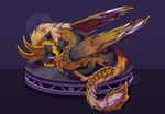 Rating: s
ID: 4268663
Date: 2023-09-02 11:02:42 -0400
Status: active
Score: 15
alternate_color ambiguous_gender black_body black_scales dragon eyes_closed feral fur horn membrane_(anatomy) membranous_wings mythological_creature mythological_scalie mythology pedestal roombakittens scales scalie sleeping solo tail teostra toa_tesukatora watermark wings yellow_body yellow_fur yellow_horn post #4268663