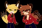 Rating: s
ID: 4637632
Date: 2024-03-04 08:44:22 -0500
Status: active
Score: 8
2024 4_fingers adult_(lore) alpha_channel anthro belly big_ears black_bottomwear black_clothing black_pants blush bottomwear brown_body brown_ears brown_fur brown_tail_tip canid canine chest_tuft child clothed clothing coffeeco colored conditional_dnp digital_drawing_(artwork) digital_media_(artwork) dipstick_tail duo electronics eye_contact facial_markings father_(lore) fingers flat_colors fox fully_clothed fur gesture green_eyes green_sclera grin hair hand_gesture head_markings holding_microphone holding_object humanoid_hands laichi looking_at_another male mammal markings mask_(marking) microphone multicolored_body multicolored_fur narrowed_eyes naughty_face pants parent_(lore) pink_sclera pompo portrait raccoon_dog raised_finger raised_index_finger red_clothing red_eyes red_shirt red_topwear round_head shirt short_hair simple_background singing slightly_chubby slightly_chubby_anthro slightly_chubby_male smile smiling_at_another smiling_at_partner suspenders tail tail_markings tail_motion tailwag tan_body tan_fur tan_inner_ear tanuki teeth_showing toony topwear transparent_background tuft white_inner_ear yellow_body yellow_fur young young_anthro young_male post #4637632