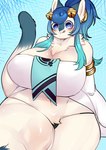 Rating: s
ID: 3575965
Date: 2022-09-19 08:58:41 -0400
Status: active
Score: 41
anthro big_breasts blue_hair breasts cleavage clothed clothing domestic_cat felid feline felis female hair hi_res huge_breasts licking licking_lips licking_own_lips mammal panties self_lick sirn_0121 solo thick_thighs tongue tongue_out underwear post #3575965