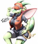 Rating: s
ID: 817309
Date: 2016-01-29 16:09:54 -0500
Status: active
Score: 61
2016 absurd_res anthro anthrofied big_breasts bottomwear breasts clothed clothing dragon english_text female flygon generation_3_pokemon green_body green_scales hand_on_hip hat headgear headwear hi_res high-angle_view jacket kemono looking_at_viewer membrane_(anatomy) membranous_wings mythological_creature mythological_scalie mythology nintendo non-mammal_breasts open_mouth pokemon pokemon_(species) pokemon_ranger pokemon_ranger_(character) pokemorph purple_eyes red_body red_scales rope scales scalie shorts signature simple_background solo tail tailzkim text thick_tail three-quarter_view tongue topwear white_background wide_hips wings post #817309