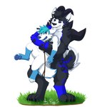 Rating: s
ID: 3564384
Date: 2022-09-13 10:21:59 -0400
Status: active
Score: 9
1:1 anthro arm_tuft black_body black_collar black_fur black_hair black_horn black_nose black_sclera blue_body blue_eyes blue_fur blue_nose blue_tongue brown_leash canid canine canis cheek_tuft collar countershading duo facial_tuft fangs front_view fur glistening glistening_eyes hair happy hi_res horn hug hugging_another hugging_from_behind leash male mammal meegatsu open_mouth open_smile pache_riggs shoulder_tuft signature simple_background size_difference smile spiked_collar spikes standing striped_body striped_fur striped_horn striped_legs stripes teeth tongue tuft white_background white_body white_fur wolf post #3564384
