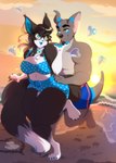 Rating: s
ID: 4762471
Date: 2024-05-04 20:03:29 -0400
Status: active
Score: 6
2023 anthro anthro_on_anthro beach beaded_cord_end beaded_jewelry beaded_necklace beads big_breasts bikini breasts canid charm_(jewelry) clothed clothing duo eye_contact eyewear female female_anthro ferwanwan glasses heart_symbol hi_res intraspecies jewelry looking_at_another male male/female male_anthro mammal necklace one_leg_up outside pawpads paws raised_leg sunset swimming_trunks swimwear tail topless two-piece_swimsuit post #4762471