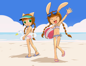 Rating: s
ID: 4902218
Date: 2024-07-06 22:24:47 -0400
Status: active
Score: 111
2023 absurd_res anthro beach bemani bikini bikini_bottom bikini_bralette bikini_top bow_bikini bracelet braided_pigtails brown_hair clothing cloud duo eyewear eyewear_on_head felid feline female flip_flops footwear gesture green_eyes hair happy hat headgear headwear hi_res humanoid inflatable jewelry konami lagomorph leporid long_pigtails looking_back mammal midriff mimi_(pop'n_music) navel neck-tie_bikini neck-tie_clothing neck-tie_swimwear nyami_(pop'n_music) open_mouth pestil pigtails pop'n_music rabbit ruffled_bikini sandals shoes sibling_(lore) side-tie_bikini side-tie_clothing side-tie_swimwear sister_(lore) sisters_(lore) smile smiling_at_viewer sport string_bikini sunglasses sunglasses_on_head swimwear twins_(lore) twintails_(hairstyle) two-piece_swimsuit volleyball waving waving_at_viewer young young_female post #4902218