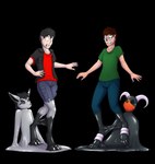 Rating: s
ID: 5575606
Date: 2025-05-15 23:54:12 -0400
Status: active
Score: 15
2019 ambiguous_gender black_background black_hair black_markings black_nose bottomwear brown_hair cargo_pants claws clenched_teeth clothing colored denim denim_bottomwear denim_clothing duo_transformation ear_growth generation_2_pokemon generation_3_pokemon glistening glistening_body goo_creature goo_transformation group growth hair hi_res horn houndoom human jeans john_(swack16) latex leg_markings liquid_latex living_latex male male_human mammal markings mightyena nintendo pants pokemon pokemon_(species) red_markings shirt simple_background snout snout_growth socks_(marking) standing suit_transformation t-shirt teeth tomek1000 tomek1000_(character) topwear transformation vest post #5575606
