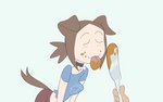 Rating: s
ID: 3558326
Date: 2022-09-10 06:47:12 -0400
Status: active
Score: 146
16:10 2022 2d_animation animal_ears animal_humanoid animated blue_clothing blue_shirt blue_topwear blush bone_collar_tag bottomwear breast_jiggle breasts brown_hair butter_knife canid canid_humanoid canine canine_humanoid clothed clothing collar collar_tag crop_top cutlery dog_ears dog_humanoid dog_tail duo female food fully_clothed hair happy holding_object humanoid jiggling kitchen_knife kitchen_utensils knife kyu-bum_lee licking licking_knife light_body light_skin mammal mammal_humanoid medium_breasts midriff mostly_offscreen_character peanut_butter red_bottomwear red_clothing red_shorts shirt short_playtime shorts solo_focus tail tail_motion tailed_humanoid tailwag tongue tongue_out tools topwear vhs_inumoto widescreen post #3558326