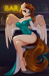Rating: s
ID: 5273345
Date: 2024-12-29 04:19:54 -0500
Status: active
Score: 50
absurd_res alcohol amora_bunny anthro areola armwear bar beverage breasts butt cleavage clothed clothing crossed_legs dress elbow_gloves equid equine eyelashes fan_character feathered_wings feathers female gloves green_clothing green_dress handwear hasbro hi_res hooves inside long_legs looking_at_viewer mammal my_little_pony mythological_creature mythological_equine mythology pegasus schrodinger's_pantsu sitting smile solo spread_wings u_lu_lu unguligrade wings post #5273345