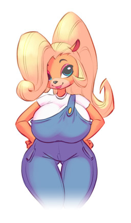 2017 anthro bandicoot big_breasts black_nose blonde_hair blue_eyes breasts clothed clothing coco_bandicoot crash_bandicoot_(series) female hair hi_res long_hair looking_at_viewer mammal marsupial nitro overalls shirt simple_background smile solo video_games white_background
Rating: Safe
Score: 16
User: ultragamer89
Date: October 22, 2017 2017 anthro bandicoot big_breasts black_nose blonde_hair blue_eyes breasts clothed clothing coco_bandicoot crash_bandicoot_(series) female hair hi_res long_hair looking_at_viewer mammal marsupial nitro overalls shirt simple_background smile solo video_games white_background
Rating: Safe
Score: 16
User: ultragamer89
Date: October 22, 2017