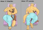 Rating: s
ID: 3208865
Date: 2022-03-05 19:54:33 -0500
Status: active
Score: 178
2022 absurd_res anthro anthro_on_anthro barefoot bed bedding big_muscles bird_dog blush bodily_fluids bottomwear canid canine canis claws clothed clothing contact_onomatopoeia crush cuddling different_sound_effects domestic_dog drooling duo english_text eyes_closed feet fox fur furniture golden_retriever goldie_(talidrawing) grey_background hair hi_res hug humor hunting_dog impact_onomatopoeia long_hair lying male male/male mammal motion_lines muscular muscular_anthro muscular_male navel on_back on_bed on_front on_side onomatopoeia open_mouth open_smile pants pillow pinch retriever romantic romantic_couple saliva simple_background size_difference slap sleeping smile soles sound_effects talidrawing teeth text the_truth tongue topless topless_anthro topless_male tuft underwear whap post #3208865