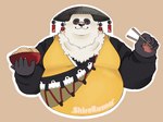 Rating: s
ID: 5548007
Date: 2025-05-04 07:30:03 -0400
Status: active
Score: 6
2025 anthro asian_clothing bear black_body black_fur blush chinese_clothing chopsticks clothing east_asian_clothing eyewear food fur giant_panda glasses headgear headwear holding_chopsticks holding_food holding_object male mammal mihoyo noodles overweight overweight_male pan_yin_hu ramen shiro_kuma230 shirt simple_background solo thiren topwear white_body white_fur yellow_clothing yellow_shirt yellow_topwear zenless_zone_zero post #5548007