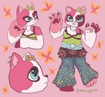 Rating: s
ID: 4139870
Date: 2023-06-29 08:48:07 -0400
Status: active
Score: 5
2000s_theme alternate_form anthro anthrofied arthropod barefoot belt blue_eyes bottomwear butterfly claws clothed clothing denim denim_bottomwear denim_clothing domestic_cat ear_piercing ear_ring fan_character feet felid feline felis female finger_claws fingerless_(marking) fully_clothed fur gloves_(marking) handpaw hasbro heart_symbol hi_res hindpaw insect jeans jewelry lepidopteran littlest_pet_shop lps_2291 mammal markings miraaoyaoo necklace pants pawpads paws piercing pink_body pink_fur pink_markings pink_theme pointy_ears prick_ears ring_piercing shirt skirt skousers smile solo tank_top topwear white_body white_fur y2k_(fashion) post #4139870