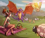 Rating: s
ID: 5657451
Date: 2025-06-21 05:37:30 -0400
Status: pending
Score: 13
2024 absurd_res activision anatid anseriform anthro arthropod avian balloonist_spyro basket bell bird bottomwear bovid bracelet caprine carpet clothing cloud container digital_drawing_(artwork) digital_media_(artwork) dragon dragonfly duck elora european_mythology faun faun_(spyro) female feral food fruit glowing grass group hi_res horn insect jewelry kerchief larger_male lying male mammal mythological_creature mythological_scalie mythology pillow plant purple_body purple_scales scales scalie scarf selinaeagle sheep signature size_difference skirt sky sparx spyro spyro_the_dragon tail western_dragon wings post #5657451