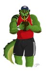 Rating: s
ID: 5616570
Date: 2025-06-02 14:09:33 -0400
Status: active
Score: 3
2019 alex_(jrbart) anthro beverage black_bottomwear black_clothing black_markings black_shorts bottomwear clothed clothing coconut coconut_drink crazydrak crocodilian dated drinking drupe_(fruit) eyebrow_piercing eyebrow_ring facial_piercing food front_view fruit full-length_portrait green_body green_scales green_sclera green_tail hi_res holding_coconut lip_piercing lip_ring male markings mouth_closed multiple_piercings muscular muscular_anthro muscular_male narrowed_eyes piercing plant portrait red_clothing red_topwear reptile ring_piercing scales scalie shorts signature simple_background solo standing striped_arms tail topwear white_background yellow_body yellow_eyes yellow_scales yellow_tail post #5616570