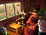 Rating: s
ID: 5461623
Date: 2025-03-28 10:00:47 -0400
Status: active
Score: 17
anthro belly canid canine canis clothing date duo echo_(game) echo_(series) echo_project fur hangout hi_res leo_alvarez lupice male male/male mammal muscular red_body red_fur teeth underwear wolf post #5461623