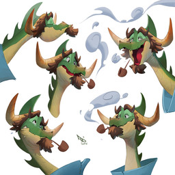 Rating: s
ID: 5686534
Date: 2025-07-04 19:07:56 -0400
Status: pending
Score: 1
1:1 2024 2_horns adobe_photoshop_(artwork) ambiguous_form black_eyes blowing_smoke blue_clothing blue_topwear bodily_fluids brown_eyebrows brown_facial_hair brown_goatee brown_hair clothed clothed_male clothing colored content curved_horn digital_drawing_(artwork) digital_media_(artwork) dragon english_description european_mythology expression_sheet eyebrows facial_hair federico_maria_cugliari gilberto_(federico_maria_cugliari) goatee green_body green_scales green_spines grey_sclera hair half-closed_eyes happy hi_res horn male multicolored_body multicolored_scales mythological_creature mythological_scalie mythology narrowed_eyes object_in_mouth open_mouth open_smile red_tongue scales scalie shaded signature simple_background smile smoke smoking smoking_pipe smoking_pipe_in_mouth solo sweat sweatdrop tan_horn thick_eyebrows tongue topwear two_tone_body two_tone_scales western_dragon white_background yellow_body yellow_scales post #5686534