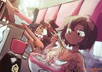 Rating: s
ID: 3452893
Date: 2022-07-17 19:55:50 -0400
Status: active
Score: 100
2021 ahoge ambiguous_gender anthro bowl brown_hair canid canine canis child chopsticks clothed clothing colo container domestic_dog duo_focus dutch_angle emiru_taichou_(colo) female food group hair hi_res jewelry mammal markings mole_(marking) mole_under_eye necklace noodles ramen restaurant sharp_teeth signature slice_of_life soup soy_sauce steam teeth topknot trio yellow_eyes yellow_fangs_(colo) young young_anthro post #3452893