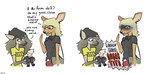 Rating: s
ID: 4528637
Date: 2024-01-11 15:39:57 -0500
Status: active
Score: 30
2022 aardwolf anon anonymous anthro bag beanie belt blonde_hair bottomwear chloe_xoe_uzbekistan clothed clothing collared_shirt deer dialogue digital_media_(artwork) doll ear_piercing english_text eyewear female female_anthro fingers fur fur_tuft gesture glasses grey_body grey_fur group hair hat headgear headwear hi_res human humanoid hyena inner_ear_fluff looking_at_viewer male male/female mammal morgan's_skate_club open_mouth orange_body orange_fur pattern_bottomwear pattern_clothing pattern_skirt piercing plaid plaid_bottomwear plaid_clothing plaid_skirt polo_shirt profanity shirt shopping_bag signature simple_background skirt spacedimsum standing striped_body striped_fur stripes suit text topwear tori_turner trio tuft yellow_clothing yellow_shirt yellow_topwear post #4528637
