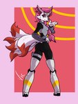 Rating: s
ID: 5416870
Date: 2025-03-06 20:05:32 -0500
Status: active
Score: 20
3:4 anthro artist_name biped breasts butt canid canine cel_shading clothed clothing digital_drawing_(artwork) digital_media_(artwork) dipstick_tail english_text epic_games female fortnite fox full-length_portrait geometric_background gesture hair hand_gesture handwritten_text hi_res kimiko_five-tails long_hair looking_at_viewer looking_back looking_back_at_viewer mammal markings multi_tail pink_eyes pink_hair plantigrade portrait shaded simple_background slim solo standing tail tail_markings text vicvance warm_colors post #5416870