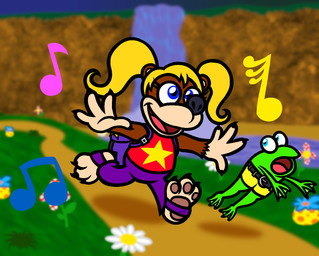 Rating: s
ID: 5717665
Date: 2025-07-18 17:35:54 -0400
Status: active
Score: 2
2024 3_toes 4_fingers 4_toes after_transformation amphibian anthro banjo-kazooie banjo_(banjo-kazooie) bear belt belt_buckle black_belt black_claws black_nose blonde_hair blue_eyes blue_flower blue_sky blurred_background bottomwear brother_(lore) brother_and_sister_(lore) brown_bear brown_pawpads buckle captainquack64 child claws clear_sky clothed clothed_anthro clothed_female clothed_feral clothed_male clothing colored digital_drawing_(artwork) digital_media_(artwork) duo english_description eyelashes feet female feral finger_claws fingers flower frog fully_clothed fully_clothed_anthro fully_clothed_female grass green_body green_skin hair hi_res jumping larger_anthro larger_female looking_at_another male mammal membrane_(anatomy) midair musical_note musical_symbol no_eyebrows open_mouth open_smile outside pants path pawpads pigtails pink_tongue plant purple_backpack purple_bottomwear purple_clothing purple_pants rareware red_clothing red_flower red_shirt red_tank_top red_topwear river running shaded shirt shorts sibling_(lore) simple_shading sister_(lore) size_difference sky smaller_feral smaller_male smile symbol tan_hands tan_inner_ear tank_top toe_claws toes tongue tooty topwear ursine waterfall webbed_feet white_flower yellow_bottomwear yellow_clothing yellow_shorts young young_anthro young_female post #5717665