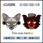 Rating: s
ID: 5587787
Date: 2025-05-21 05:11:32 -0400
Status: active
Score: 6
1:1 2025 2d_animation animated animation_meme anthro breasts canid canine canis clothed clothing cross-popping_vein domestic_cat domestic_dog duo felid feline felis female fur grey_body hairless hairless_cat hat headgear headwear male mammal meme motion_tweening puppy_meats red_body red_fur rooster_(rottingxrooster) short_playtime sketch smile sound sphynx_(cat) unfinished webm post #5587787