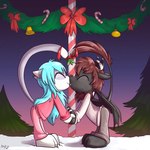 Rating: s
ID: 4720508
Date: 2024-04-14 14:13:37 -0400
Status: active
Score: 23
1:1 2020 2_horns ambiguous_species anthro back_wings bat_wings biped black_body christmas closed_smile clothed clothing dipstick_tail domestic_cat duo eyebrows eyes_closed felid feline felis femboy fuf grey_body hair hand_holding hi_res holidays horn kissing leg_markings long_hair male male/male mammal markings membrane_(anatomy) membranous_wings mistletoe mistletoe_on_tail mizuhiro mouth_closed night outside pink_clothing pink_hair plant red_hair smile snaggle_tooth socks_(marking) standing tail tail_markings tail_tuft tuft white_clothing white_markings wings young young_anthro young_male post #4720508