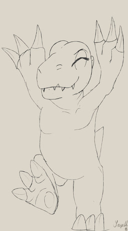 Rating: s
ID: 5454274
Date: 2025-03-24 18:48:53 -0400
Status: active
Score: 7
absurd_res agumon agumon_(survive) ambiguous_gender bandai_namco claw_fingers claws digimon digimon_(species) digimon_survive dinosaur eyes_closed feral finger_claws happy hi_res prehistoric_species reptile sayeth scalie sketch solo post #5454274