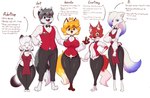 Rating: s
ID: 4722235
Date: 2024-04-15 10:45:51 -0400
Status: active
Score: 71
2024 anthro apron barefoot belt big_breasts blue_eyes bottomwear bow_tie breasts canid canine clothing digitigrade dipstick_ears dipstick_tail ear_markings ear_piercing english_text eyes_closed feet female fox fur grey_body grey_fur grey_hair group hair hand_on_arm hand_on_hip hi_res jasmin_(jasminthemanticore) jasminthemanticore looking_at_viewer male mammal markings multicolored_ears open_mouth open_smile orange_eyes orange_hair pants piercing red_body red_fur shirt smile tail tail_markings text thick_thighs topwear white_body white_fur wide_hips yellow_body yellow_fur post #4722235