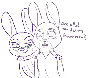 2017 anthro arm_around_shoulders bonnie_hopps buckteeth clothed clothing dialogue disney duo english_text eyewear female glasses hand_on_shoulder lagomorph mammal open_mouth rabbit restricted_palette simple_background smile smirk sweater teeth text tggeko violet_hopps_(zootopia) white_background zootopia
Rating: Safe
Score: 4
User: JAKXXX3
Date: June 23, 2017 2017 anthro arm_around_shoulders bonnie_hopps buckteeth clothed clothing dialogue disney duo english_text eyewear female glasses hand_on_shoulder lagomorph mammal open_mouth rabbit restricted_palette simple_background smile smirk sweater teeth text tggeko violet_hopps_(zootopia) white_background zootopia
Rating: Safe
Score: 4
User: JAKXXX3
Date: June 23, 2017