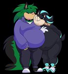 Rating: s
ID: 5584918
Date: 2025-05-19 21:58:02 -0400
Status: pending
Score: 0
2019 5_fingers alpha_channel anthro arm_around_shoulders beastofeuthanasia belly big_belly black_body black_bottomwear black_clothing black_collar black_ears black_eyebrows black_footwear black_fur black_nose black_pants black_shoes black_tail blue_markings blush bottomwear chest_tuft chubby_cheeks closed_smile clothed clothed_anthro clothed_male clothing collar colored dated digital_drawing_(artwork) digital_media_(artwork) double_chin duo english_description eulipotyphlan eyebrows eyes_closed fan_character fingers fluffy fluffy_tail footwear footwear_only fully_clothed fully_clothed_anthro fully_clothed_male fur fur_markings green_body green_fur green_hair green_tail hair hands_behind_back hedgehog hi_res hoodie kissing_cheek light lighting long_tail male male/male mammal markings medium_hair mephiles_the_dark mostly_nude mouth_closed multicolored_body multicolored_fur obese obese_anthro obese_male overweight overweight_anthro overweight_male pants purple_clothing purple_hoodie purple_topwear sega shirt shoes shoes_only signature simple_background smile sonic_the_hedgehog_(series) standing tail tan_body tan_inner_ear tan_skin thick_tail topwear transparent_background tuft vi_(starlight135b) white_body white_clothing white_footwear white_fur white_shirt white_shoes white_topwear post #5584918