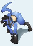 Rating: s
ID: 4771803
Date: 2024-05-09 01:25:53 -0400
Status: active
Score: 337
agitype01 anthro biped black_body blue_body butt fur generation_4_pokemon hi_res lucario male nintendo pokemon pokemon_(species) red_eyes solo tail tan_body tan_fur post #4771803