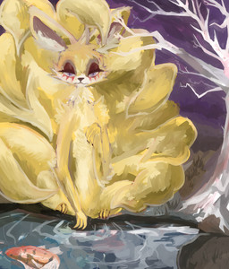 Rating: s
ID: 5672874
Date: 2025-06-28 07:39:32 -0400
Status: active
Score: 4
9_tails ambiguous_gender amur_carp blue_eyes canid canine carp cyprinid cypriniform digital_media_(artwork) digital_painting_(artwork) female feral fish fox fox_spirit fur hi_res koi mammal marine multi_tail naircat narrowed_eyes painting_(artwork) plant pond solo tail tree typical_carp yellow_body yellow_fur post #5672874