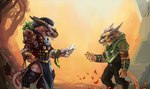 Rating: s
ID: 5136714
Date: 2024-10-24 16:56:32 -0400
Status: active
Score: 15
anthro boots charr clothed clothing duo exposed_thighs felid footwear green_eyes guild_wars hi_res horn male maleus_splinterbone mammal mohawk outside shoes tail vateo post #5136714