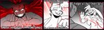 Rating: s
ID: 5642464
Date: 2025-06-14 18:26:10 -0400
Status: pending
Score: 6
4_fingers abdominal_bulge angry anthro argue band-aid band-aid_on_cheek band-aid_on_face band-aid_on_nose bandage bandage_on_face bandage_on_nose big_breasts black_and_white bodily_fluids bottomwear breasts buckteeth cleonoris_saris clothed clothing comic cracking_knuckles dialogue digital_drawing_(artwork) digital_media_(artwork) duo fatima_coco female fingers forced_smile french_text fully_clothed humanoid inner_ear_fluff jacket lagomorph leporid long_ears mammal mischievous_smile missing_ear monochrome motion_lines multiple_scenes muscular muscular_female navel nervous nervous_sweat pants rabbit red_background red_eyes sarcasm sarcastic shirt short_tail simple_background slightly_chubby slightly_chubby_female slim_female softbunnyhouse sweat t-shirt tail teeth tension text topwear tuft post #5642464