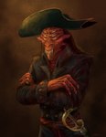 Rating: s
ID: 4520570
Date: 2024-01-07 16:40:16 -0500
Status: active
Score: 21
2015 4_claws 4_fingers 6_eyes alien belt biped black_clothing black_hat black_headwear black_jacket black_topwear captain_nathaniel_flint cinemamind claws clothing colored crossed_arms cutlass digital_media_(artwork) digital_painting_(artwork) disney fangs fingers front_view half-length_portrait hat headgear headwear hi_res humanoid jacket male melee_weapon multi_eye painting_(artwork) pirate portrait pupils scalie slit_pupils solo space_pirate sword teeth topwear treasure_planet unknown_species weapon yellow_sclera post #4520570