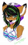 Rating: s
ID: 670437
Date: 2015-06-10 13:12:15 -0400
Status: active
Score: 25
anthro bra breasts clothed clothing color_edit colored digital_media_(artwork) female fur green_eyes hair half-length_portrait hi_res looking_at_viewer multicolored_hair orange_body orange_fur piercing pollo-chan portrait simple_background skimpy smile solo third-party_edit tongue tongue_out tongue_piercing underwear valkyrie white_background post #670437