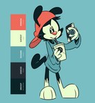Rating: s
ID: 2866894
Date: 2021-08-06 18:07:30 -0400
Status: active
Score: 32
2021 3_toes animaniacs animaniacs_(2020) anthro backwards_baseball_cap backwards_hat baseball_cap biped black_body black_fur blue_background blue_clothing blue_shirt blue_topwear bottomless bunscaramel cellphone clothed clothing color_swatch container cup drinking drinking_straw electronics english_text eyebrows feet flat_colors fur hat headgear headwear hi_res holding_object holding_phone inkblot male mammal phone popsocket raised_eyebrow red_clothing red_hat red_headwear red_nose restricted_palette shirt simple_background smartphone solo standing text toes topwear wakko_warner warner_brothers watermark post #2866894