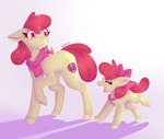 Rating: s
ID: 5548907
Date: 2025-05-04 16:22:17 -0400
Status: active
Score: 9
2019 accessory apple_bloom_(mlp) bow_ribbon cape child clothing cutie_mark duo earth_pony equid equine eyelashes eyes_closed female feral friendship_is_magic hair hair_accessory hair_bow hair_ribbon hasbro hi_res hooves horse kerchief looking_at_another mammal my_little_pony neckerchief neckwear orange_eyes past_meets_present pink_bow pink_cape pink_clothing pink_kerchief pink_neckerchief pony quadruped red_hair red_tail ribbons shaded signature square_crossover synnibear03 tail yellow_body young young_feral post #5548907
