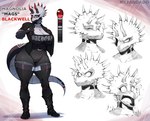 Rating: s
ID: 5579306
Date: 2025-05-17 17:13:22 -0400
Status: active
Score: 28
2024 3_horns angry anthro artist_name belt big_breasts big_tail black_body black_boots black_clothing black_footwear black_jacket black_topwear boots bottomwear breasts ceratopsian choker cleavage clothed clothing countershading curvy_figure dinosaur exclamation_point eyelashes eyes_closed facial_horn female fingers footwear frill_(anatomy) grey_body grey_scales head_crest head_frill hi_res horn jacket jewelry long_tail looking_at_viewer magnolia_blackwell_(wwcs) model_sheet multi_horn multicolored_body multicolored_scales necklace netardado non-mammal_breasts nose_horn ornithischian prehistoric_species red_eyes reptile scales scalie shoes shorts simple_background smile solo surprised_expression tail text thick_thighs topwear triceratops two_tone_body two_tone_scales voluptuous voluptuous_anthro voluptuous_female watermark what_words_can't_say white_body white_countershading wide_hipped_anthro wide_hipped_female wide_hips post #5579306